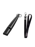Hundepfeife X-Trainer mit Band, schwarz