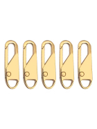Universa Zipper Öse X1, 5er-Set, gold