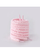 Fuzzy Laces, Plüsch-Schnürsenkel, rosa