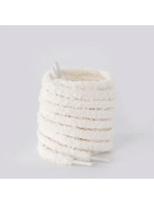 Fuzzy Laces, Plüsch-Schnürsenkel, beige