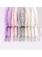 Fuzzy Laces, Plüsch-Schnürsenkel, beige