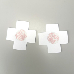 beKinky Nippel-Sticker Fuck Me, weiss