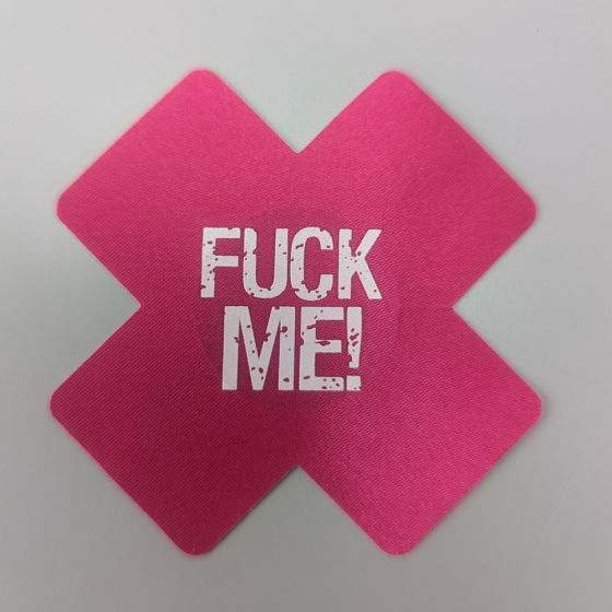 beKinky Nippel-Sticker Fuck Me, pink