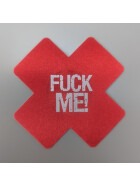 beKinky Nippel-Sticker Fuck Me, rot