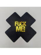beKinky Nippel-Sticker Fuck Me, schwarz