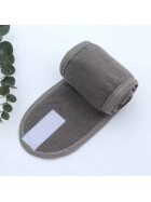 Haarband Flex mit Klettverschluss, grau