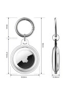 Protect Apple Arittag Hülle X1, transparent/weiss