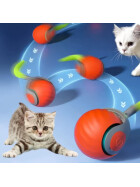 Speedy Katzenspielzeug Ball Akku, orange