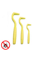 Zeckenentferner 3er-Set, gelb