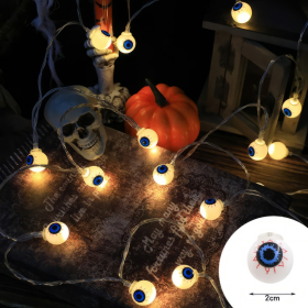 Lichterkette Halloween Horror Augen