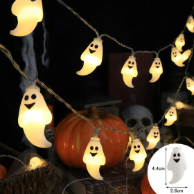 Lichterkette Halloween Gespenst