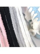 Fuzzy Laces Flat, Plüsch-Schnürsenkel, weiss