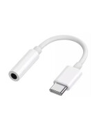 USB-C zu 3.5 mm Klinke AUX, Adapter, weiss