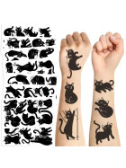 Schwarze Katzen Tattoos