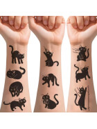 Schwarze Katzen Tattoos