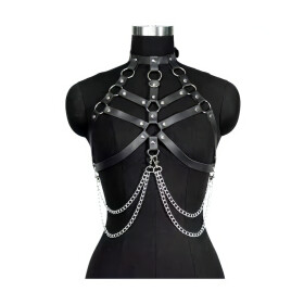 beKinky Brustharness Chains of Desire