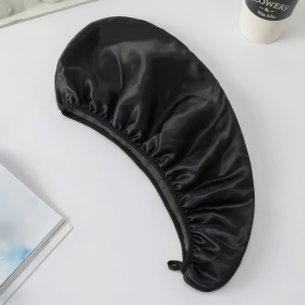 Haarhandtuch Hair-drying Dry Cap Turban, schwarz