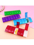 1x7 Medikamentenbox DE, rot