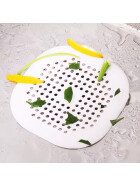 XL-Uni Abflusssieb Silikon, weiss