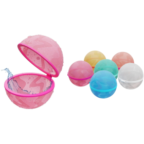 Wiederverwendbare Silikon Wasserbomben 6 St&uuml;ck