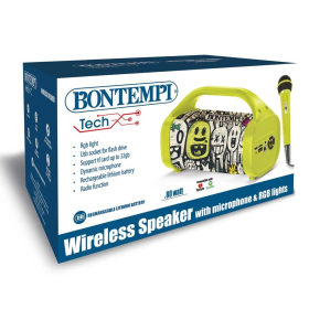 Wireless Lautsprecher mit Mikrofon 80W