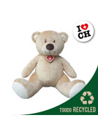 Swiss Line B&auml;r m. Herz 14cm recycelt