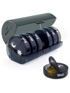 Medimax Tablettenbox, schwarz