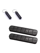 Tablettenbox Set 2+2, schwarz