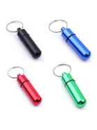 Alu Tablettenbox, SET, mehrfarbig