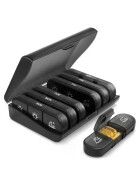 3x7 Medikamentenbox Travel, schwarz