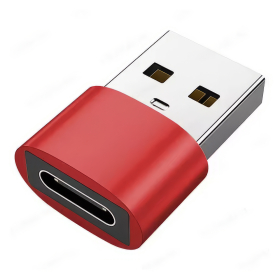 USB 3.0 zu USB-C (Thunderbolt 3) Adapter, 10er-Set, rot