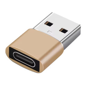 USB 3.0 zu USB-C (Thunderbolt 3) Adapter, 10er-Set, gold