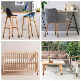 All Care Stuhlbein-Stulpen Socken, 4er-Set, braun