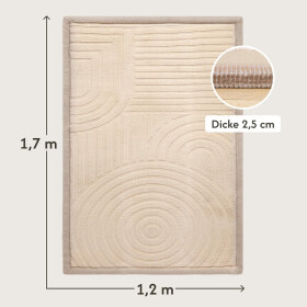 Hakuna Matte Samtmatte, 3D Wolke Spielmatte, 1.7 x 1.2 m, Arches