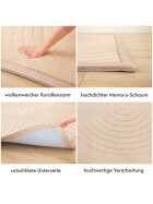 Hakuna Matte Samtmatte, 3D Wolke Spielmatte, 1.7 x 1.2 m, Arches