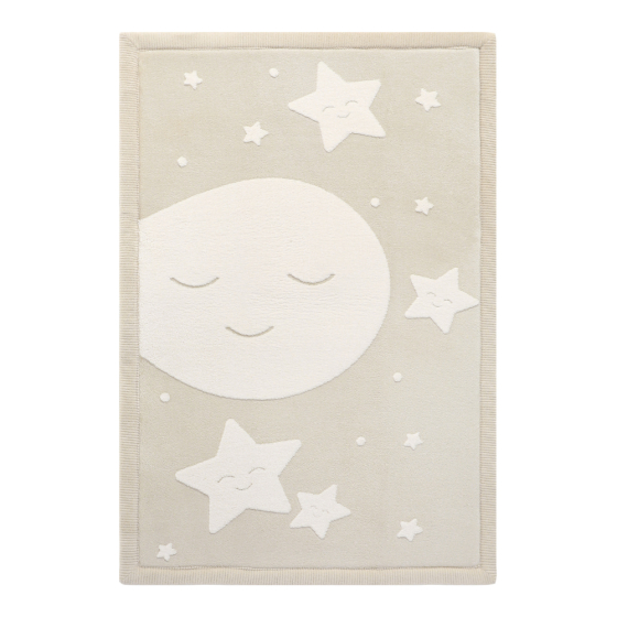 Hakuna Matte Samtmatte, 3D Wolke Spielmatte, 1.7 x 1.2 m, Moon & Stars