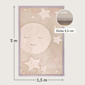 Hakuna Matte Samtmatte, 3D Wolke Spielmatte, 2  x 1.5 m,...