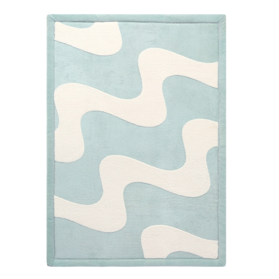 Hakuna Matte Samtmatte, 3D Wolke Spielmatte, 2.8  x 2 m, Waves