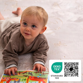 Hakuna Matte Samtmatte, Glow in the Dark Wolke Spielmatte 1.7 x 1.2 m, Dinosaurs