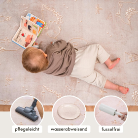 Hakuna Matte Samtmatte, Glow in the Dark Wolke Spielmatte 1.7 x 1.2 m, Dinosaurs