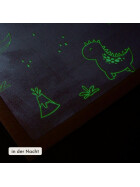 Hakuna Matte Samtmatte, Glow in the Dark Wolke Spielmatte 1.7 x 1.2 m, Dinosaurs