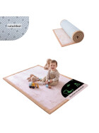 Hakuna Matte Samtmatte, Glow in the Dark Wolke Spielmatte 1.7 x 1.2 m, Dinosaurs