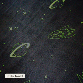 Hakuna Matte Samtmatte, Glow in the Dark Wolke Spielmatte 1.7 x 1.2 m, Planets