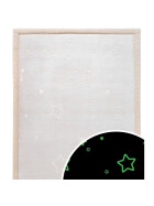 Hakuna Matte Samtmatte, Glow in the Dark Wolke Spielmatte 1.7 x 1.2 m, Stars