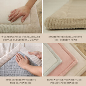 Hakuna Matte Samtmatte, Wolke Spielmatte, 2 x 1.5 m, Happy Planets