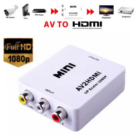 HDMI Exdender AV zu HDMI UP Scaler, weiss