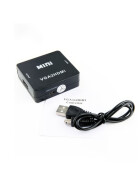 VGA zu HDMI Konverter, schwarz