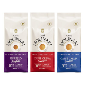 Caff&egrave; Molinari Set Perfetto, Cremoso, Gustoso