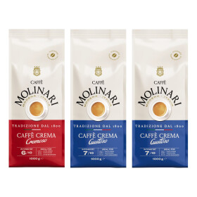 Caff&egrave; Molinari Set 1 x Cremoso, 2 x Gustoso