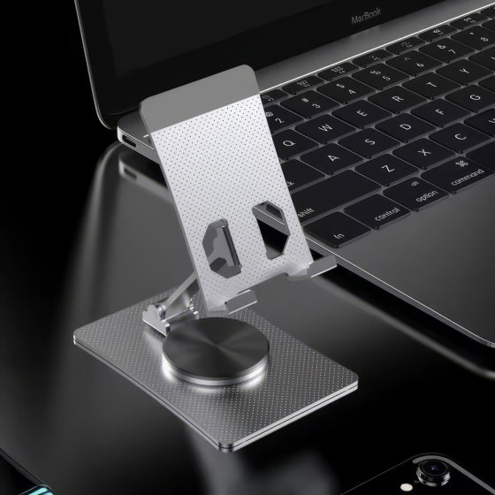 360 Pro Desk Handyhalter, silber